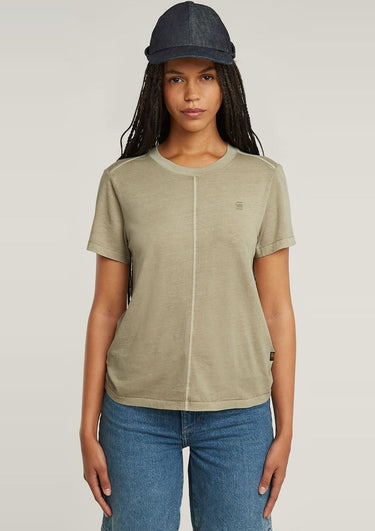 D24499-B059-H037 H037 | Overdyed Front Seam Top